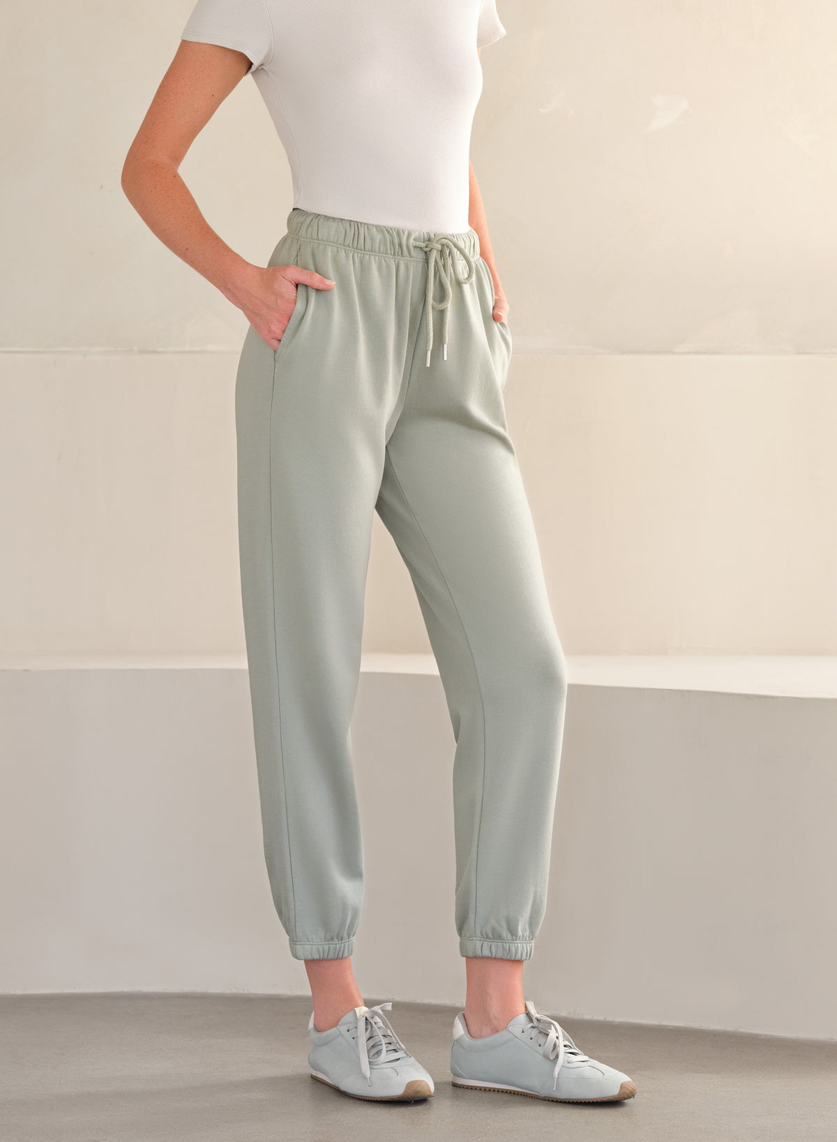 MiniLux Vintage Jogger | Sage