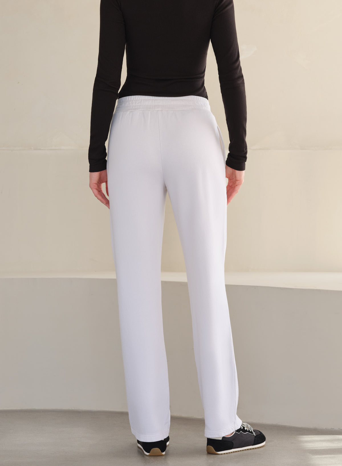 MiniLux Pintuck Pant Classic Fit | Creme
