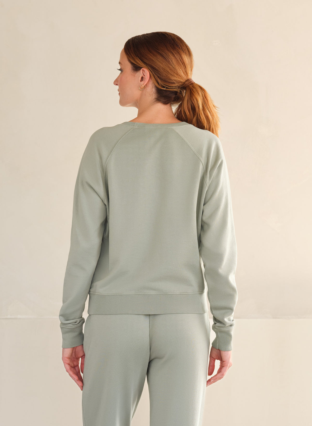 MiniLux Raglan Crew | Sage