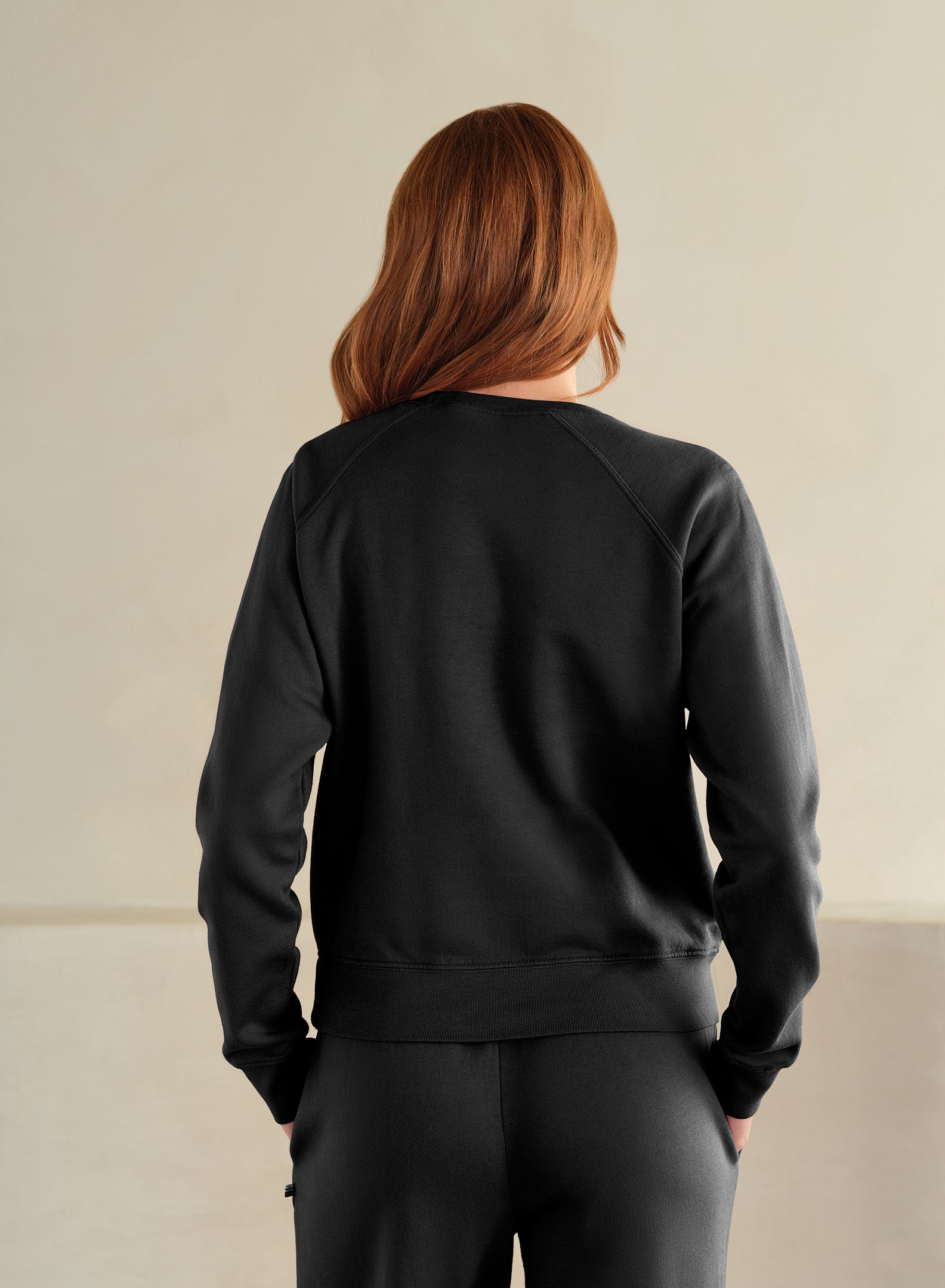 MiniLux Raglan Crew | Black