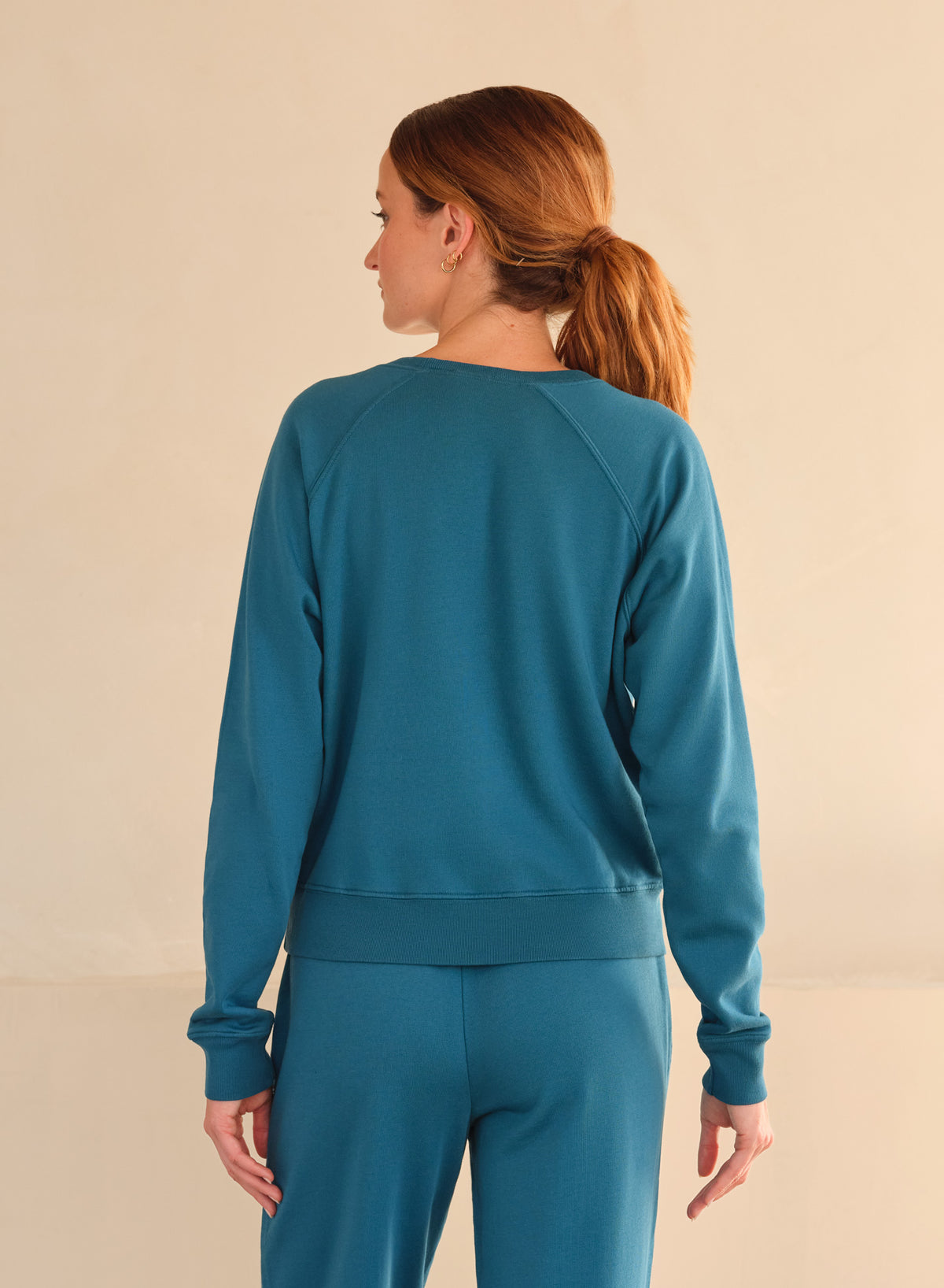 MiniLux Raglan Crew | Ocean