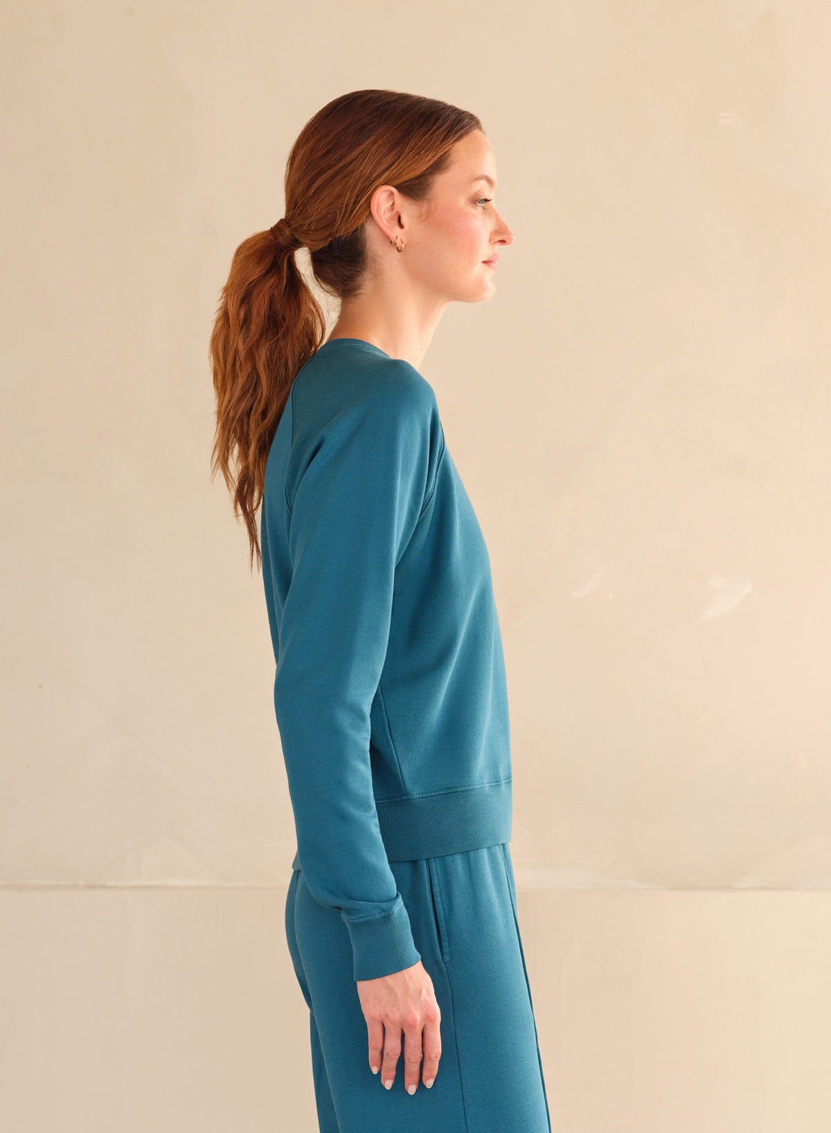 MiniLux Raglan Crew | Ocean