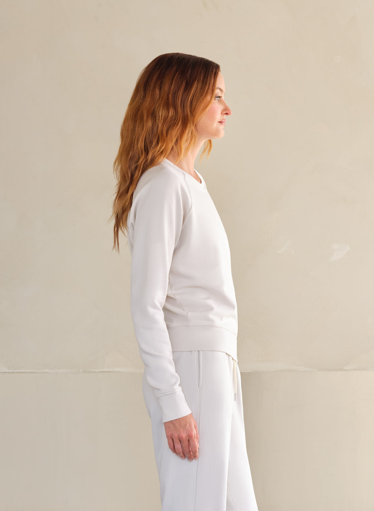 MiniLux Raglan Crew | Creme