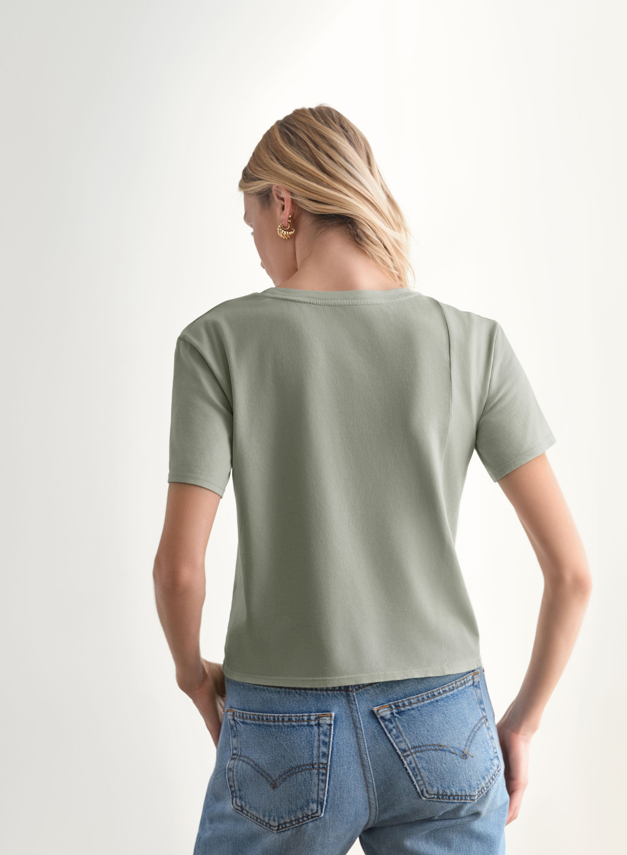 MiniJersey Boxy Tee | Sage