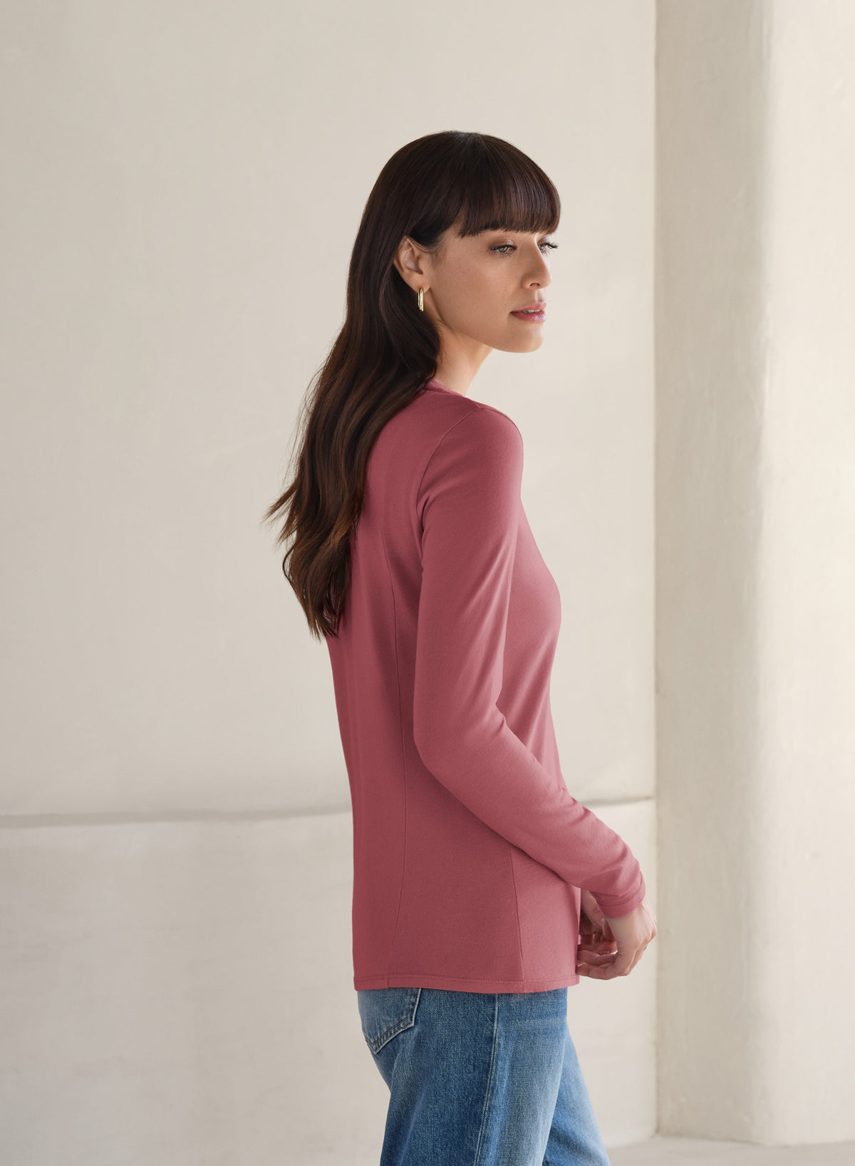 MiniJersey Long Sleeve Tee | Garnet