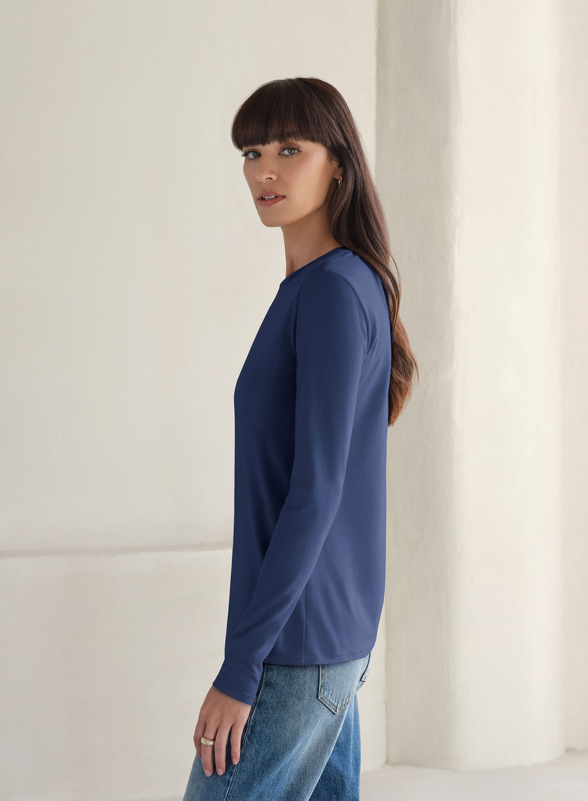 MiniJersey Long Sleeve Tee | Magellan Blue