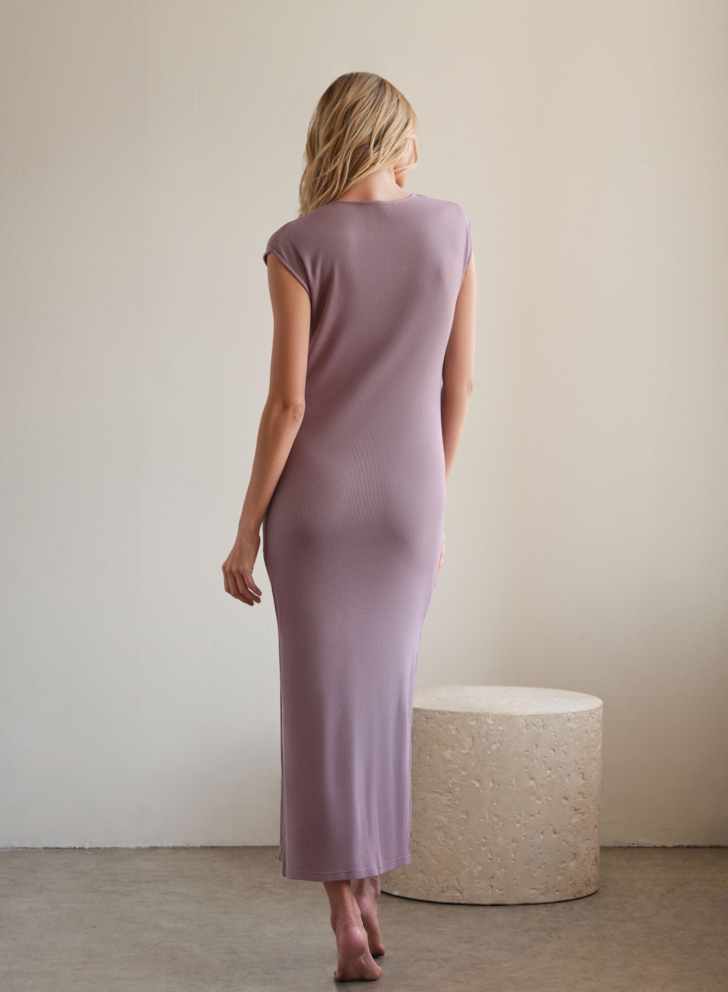 Supima Rib Maxi Beach Dress | Dove