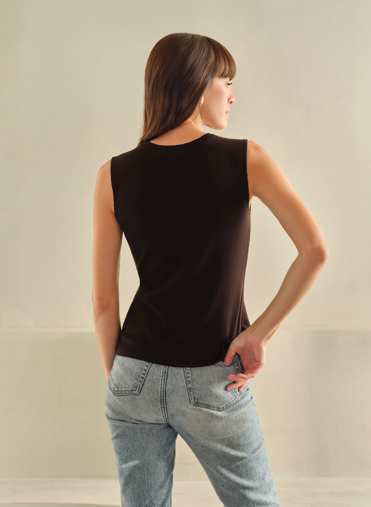 MiniRib Shell Tank | Black