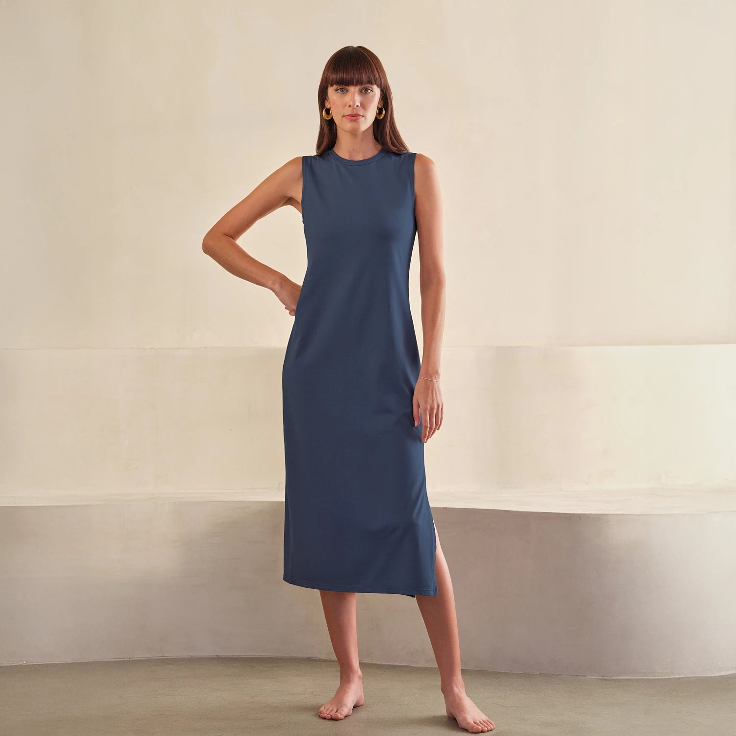 LuxJersey Shell Tank Dress