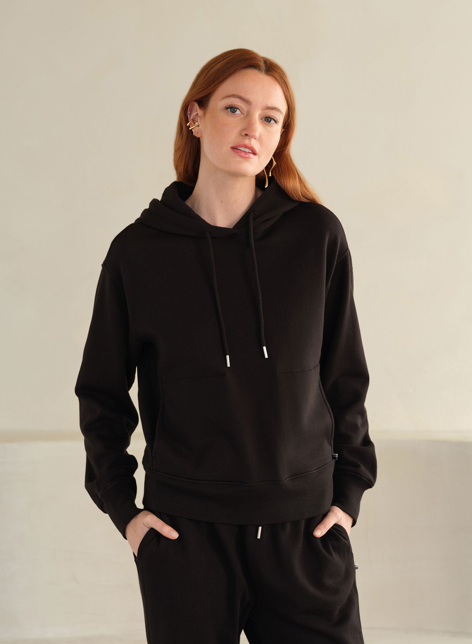 MiniLux Pkt Hoodie | Black