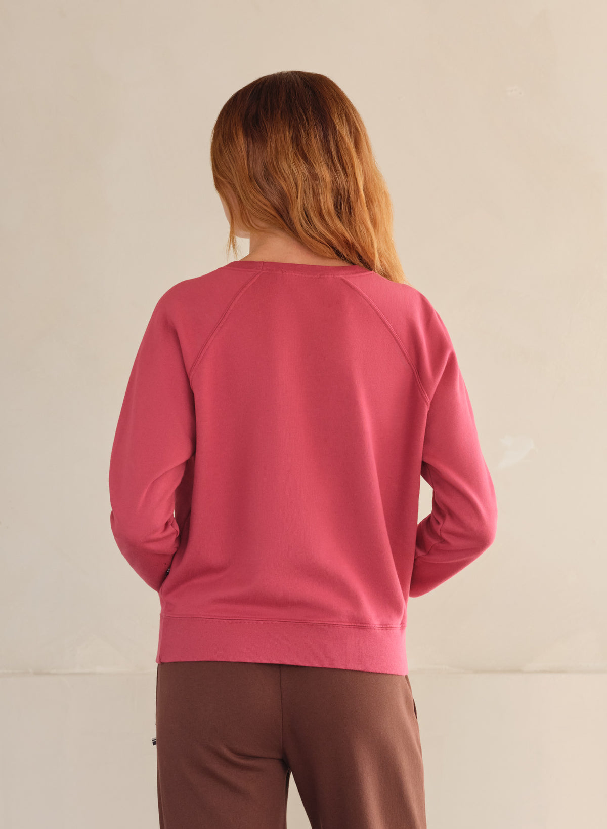 MiniLux Raglan Crew | Garnet