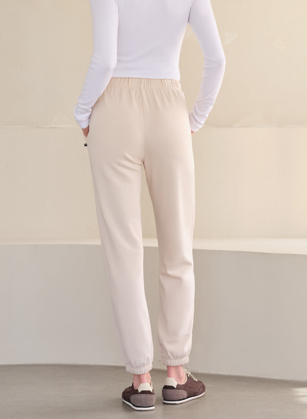 MiniLux Vintage Jogger | Almond