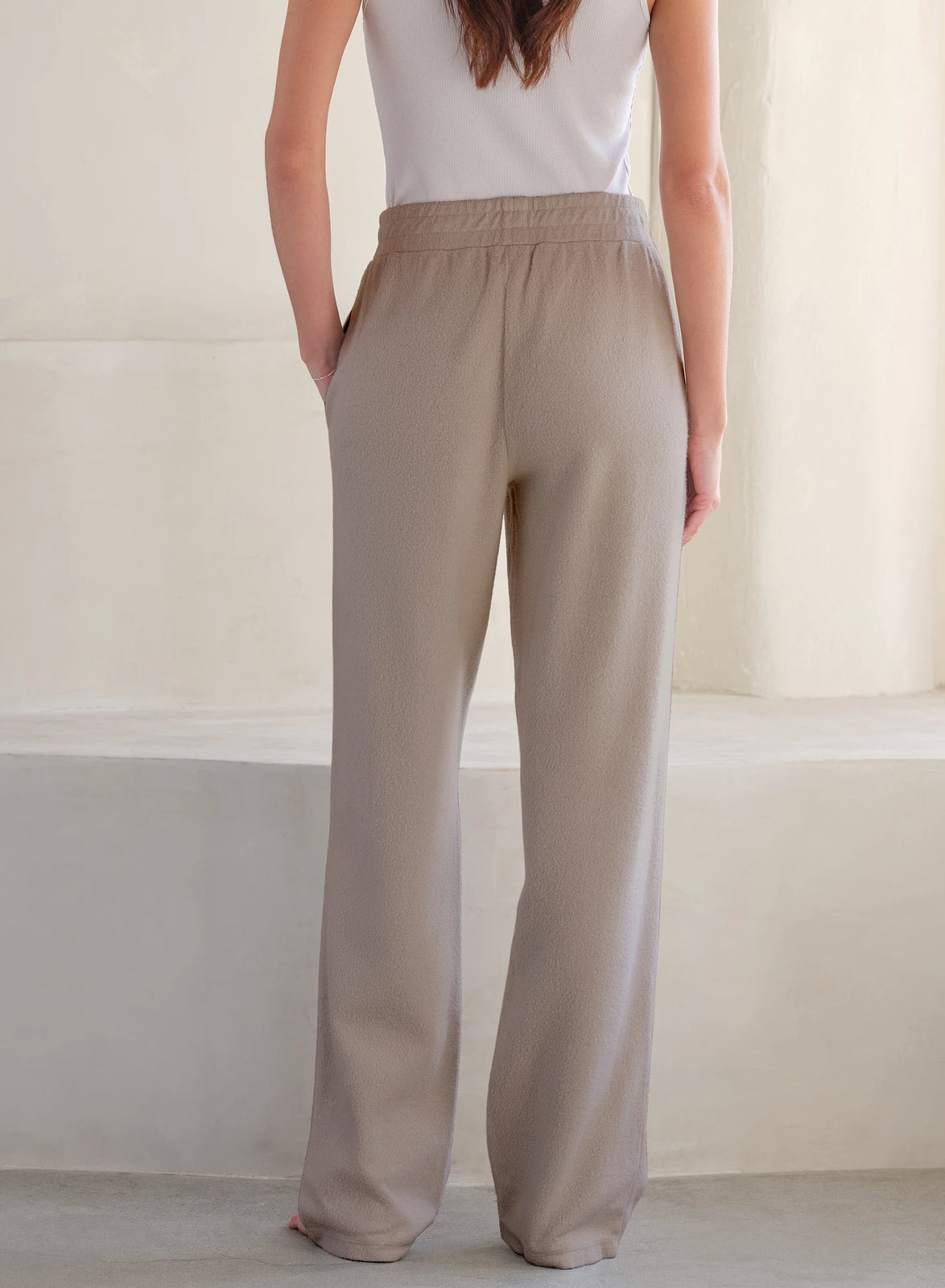 MiniLux Brushed Pintuck Pant