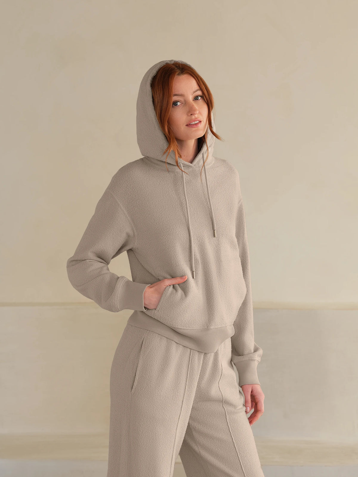 MiniLux Brushed Pocket Hoodie