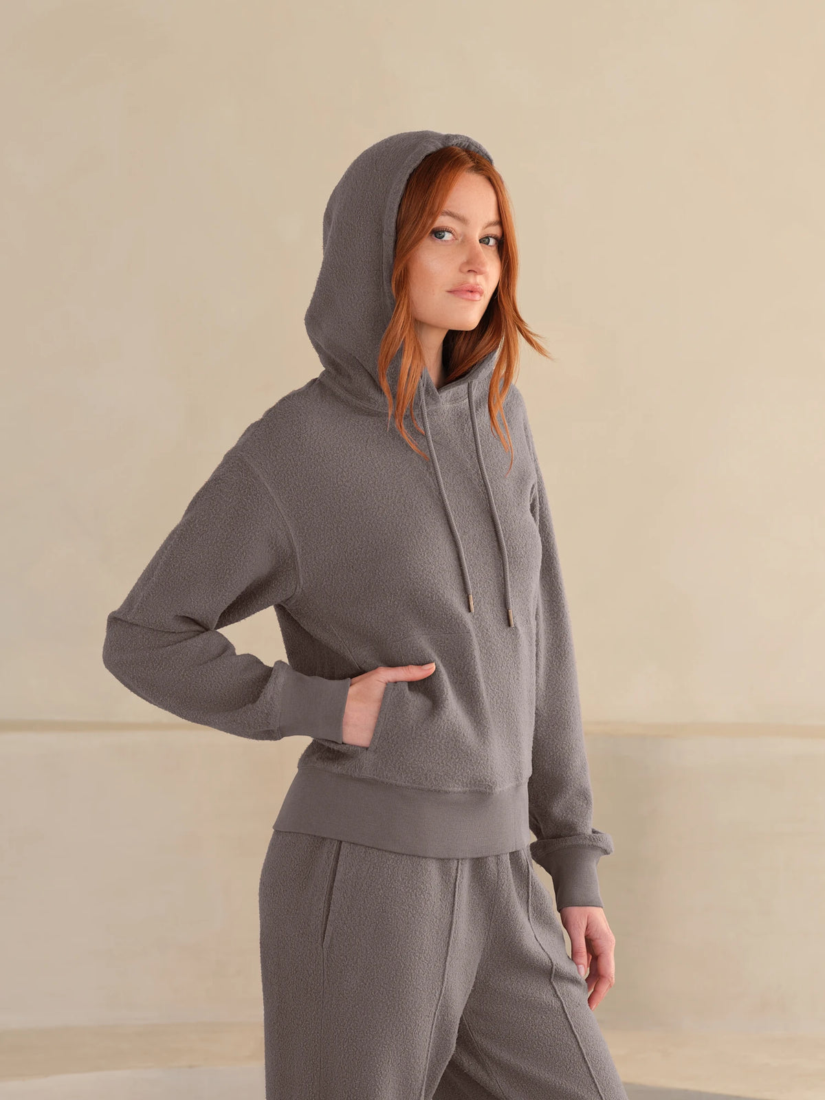 MiniLux Brushed Pocket Hoodie