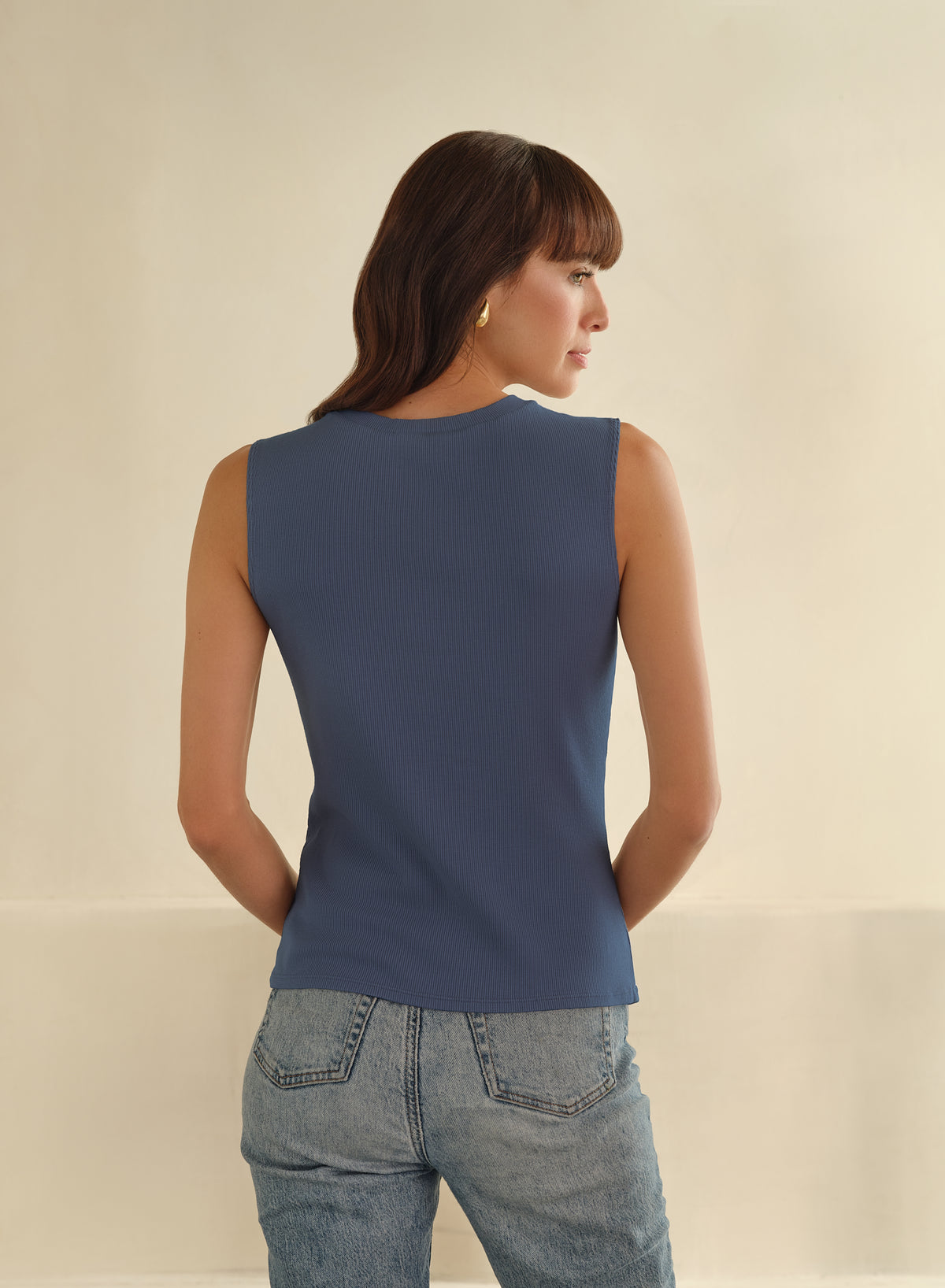 MiniRib Shell Tank | Lapis Sky