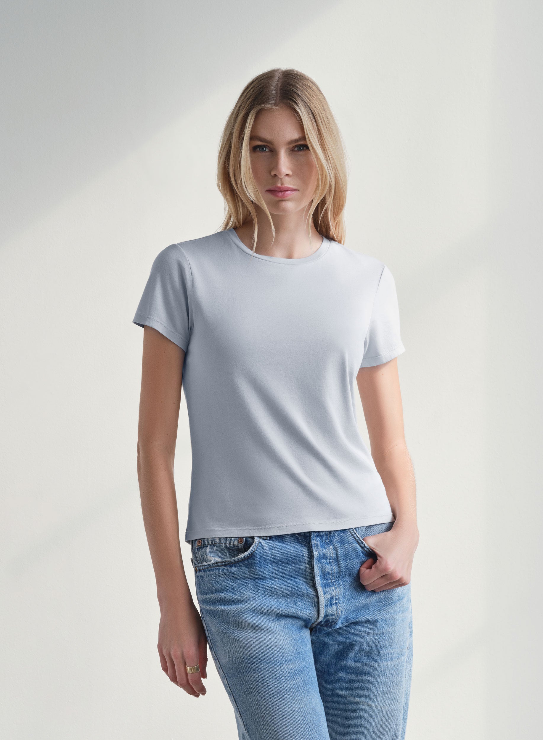 MiniJersey Crew Neck Tee | Iceberg