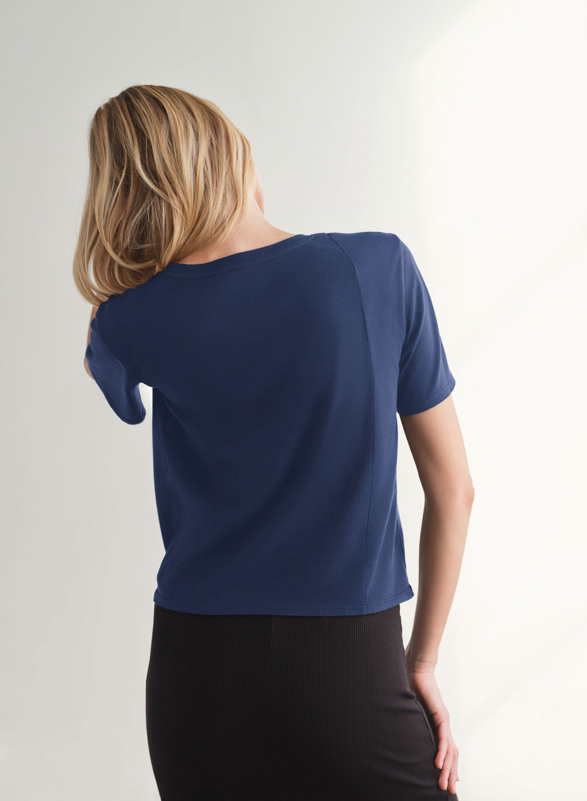 MiniJersey Boxy Tee | Magellan Blue