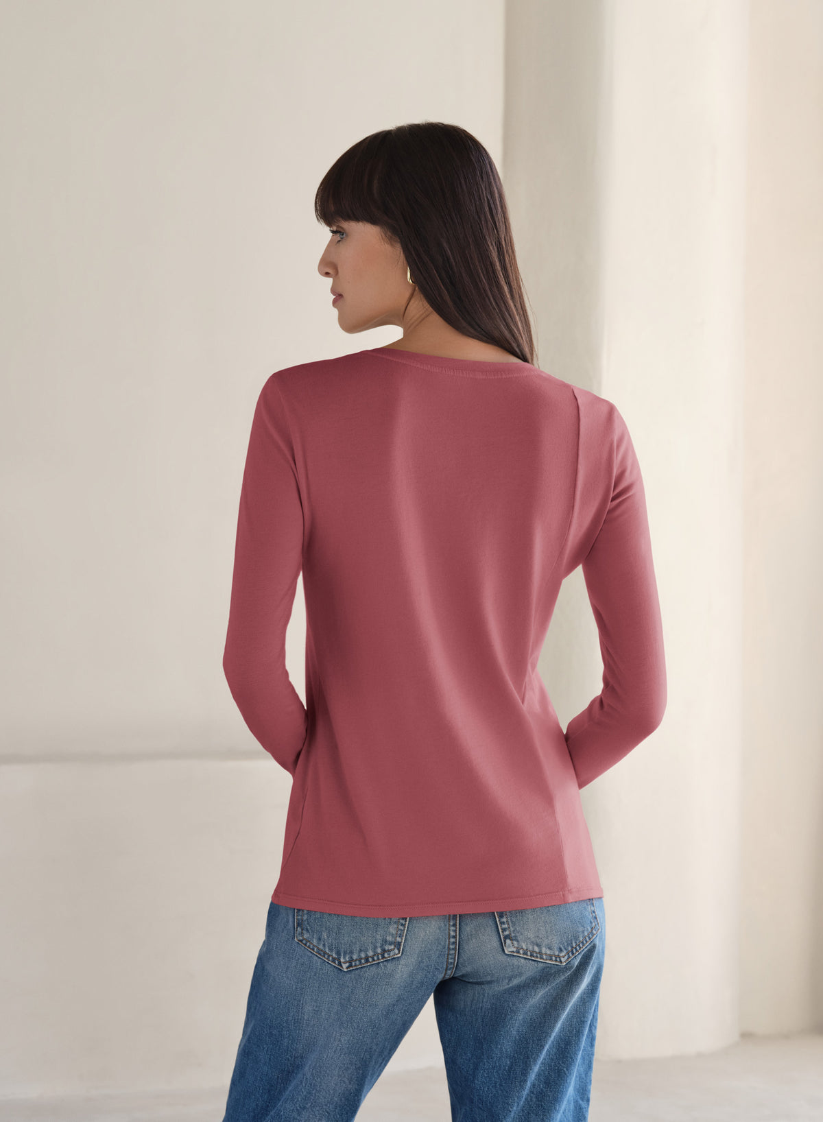 MiniJersey Long Sleeve Tee | Garnet