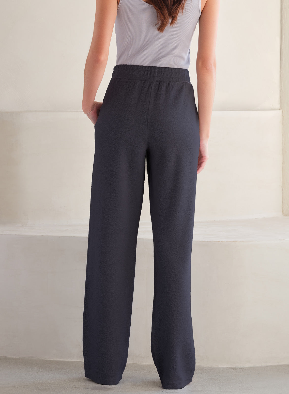 MiniLux Brushed Pintuck Pant | Midnight Air