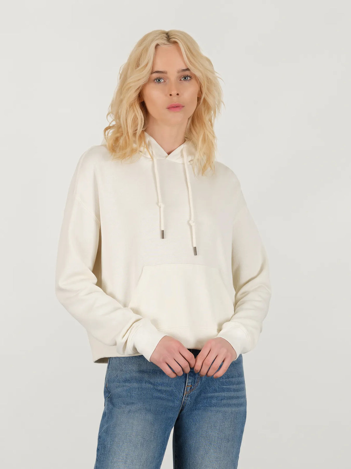 SuperLux Cropped Pullover Hoodie